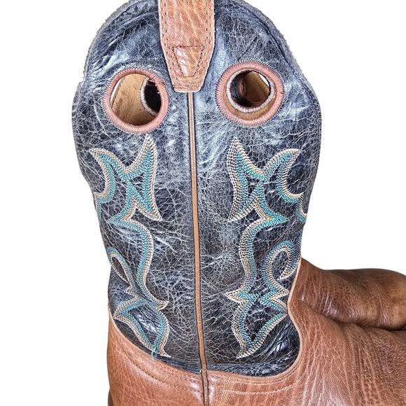 Boulet Round Toe Western Cowboys Ranch Western Oil Resistant Sole Boots 9.5 E main image 10